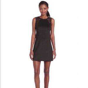 BCBGeneration mesh cut out dress